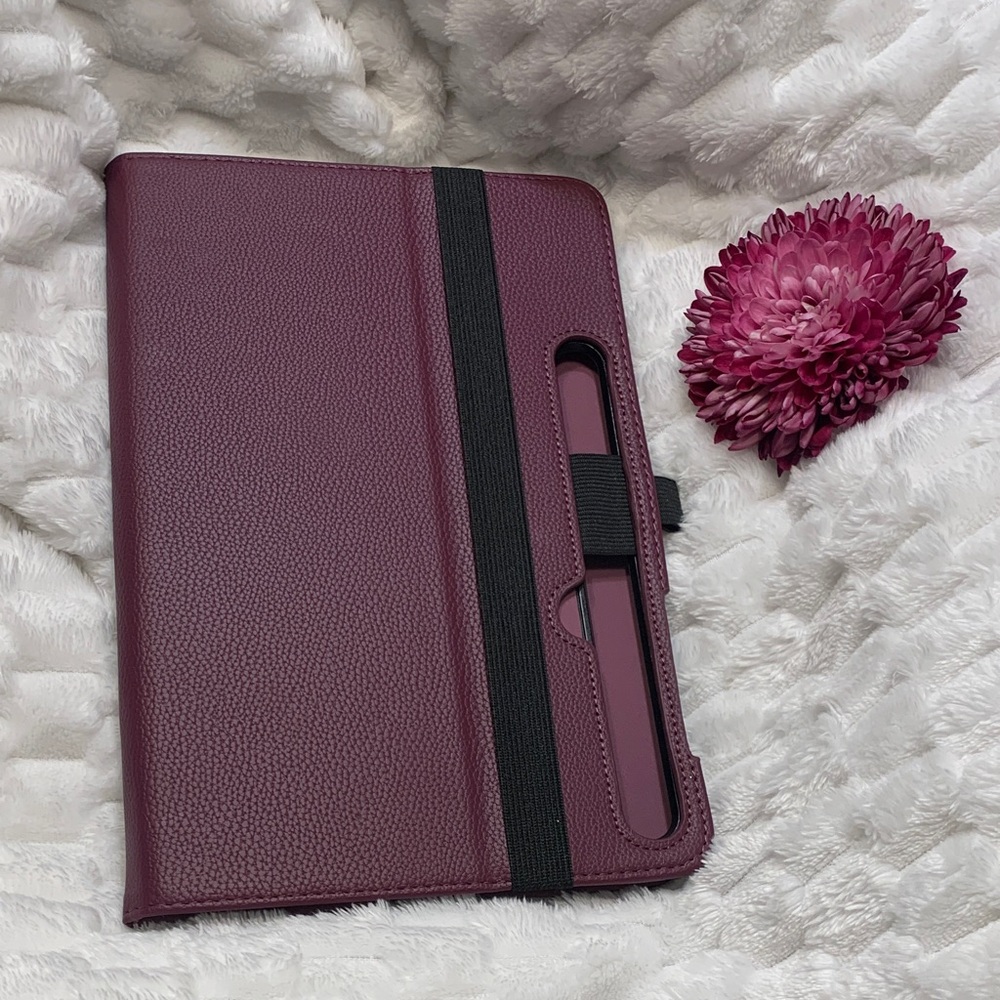 🌹Fintie • NWT GALAXY TAB Faux Leather Purple Protective Tablet Case • •